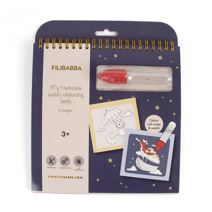 Filibabba FI-03832 Dreamy Adventurers Water Colouring Book