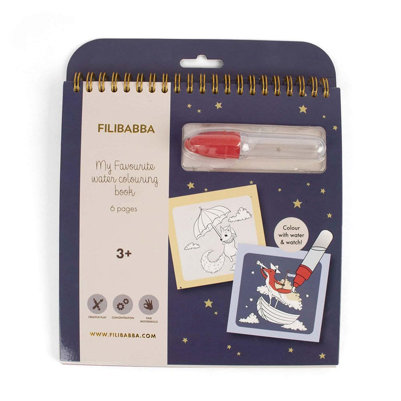 Filibabba FI-03832 Dreamy Adventurers Water Colouring Book