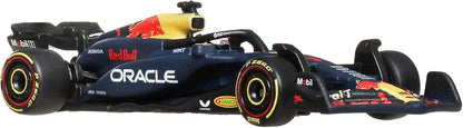 Hot Wheels Premium Formula 1 Collection 1:64 Scale Die-Cast Oracle Red Bull Racing RB20 Vehicle with Real Riders Tires & Metal Body & Chassis, JBM12