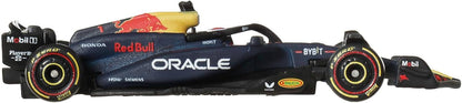 Hot Wheels Premium Formula 1 Collection 1:64 Scale Die-Cast Oracle Red Bull Racing RB20 Vehicle with Real Riders Tires & Metal Body & Chassis, JBM12