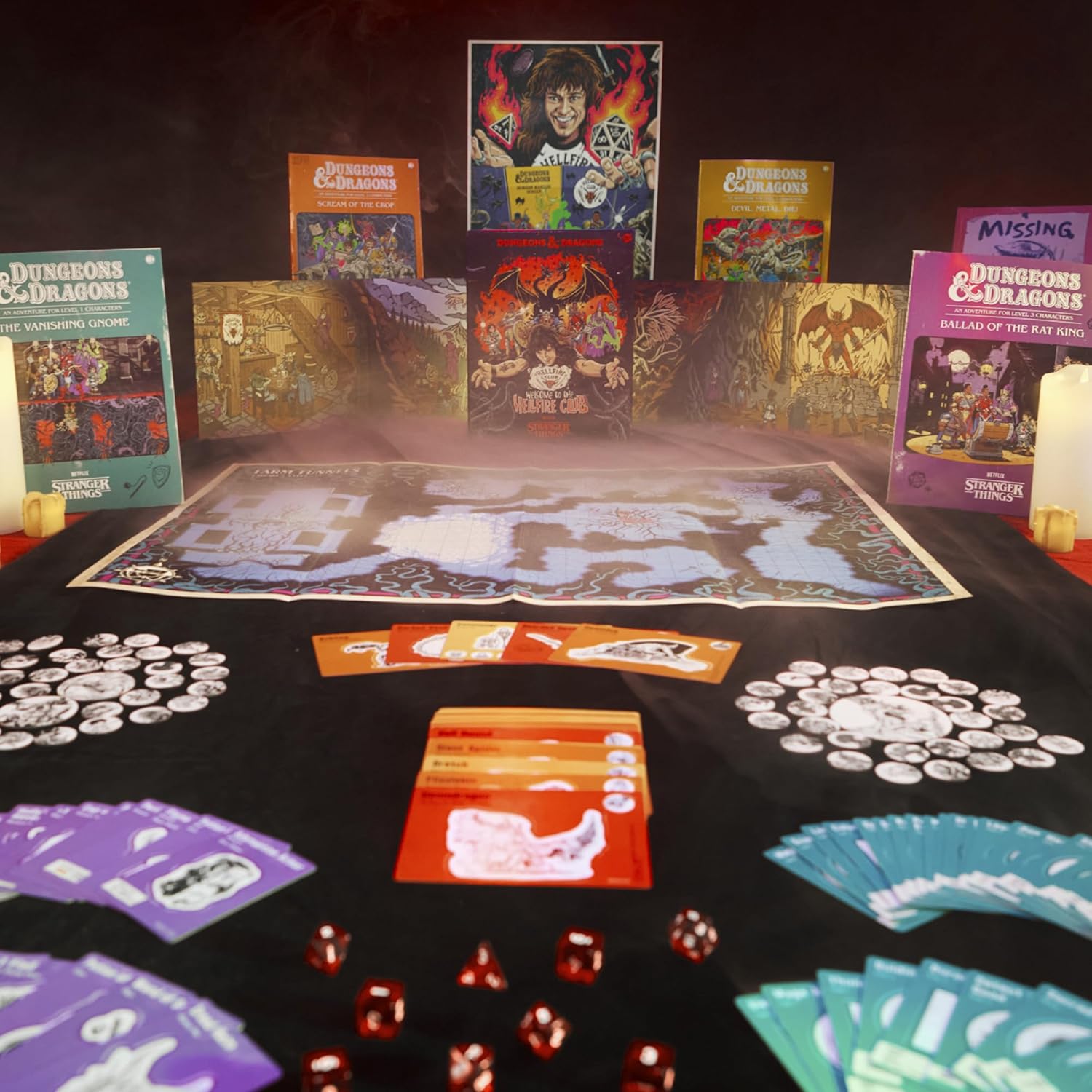 Dungeons & Dragons Stranger Things: Welcome to the Hellfire Club Adventure Game | 3–5 Players | Ages 12+