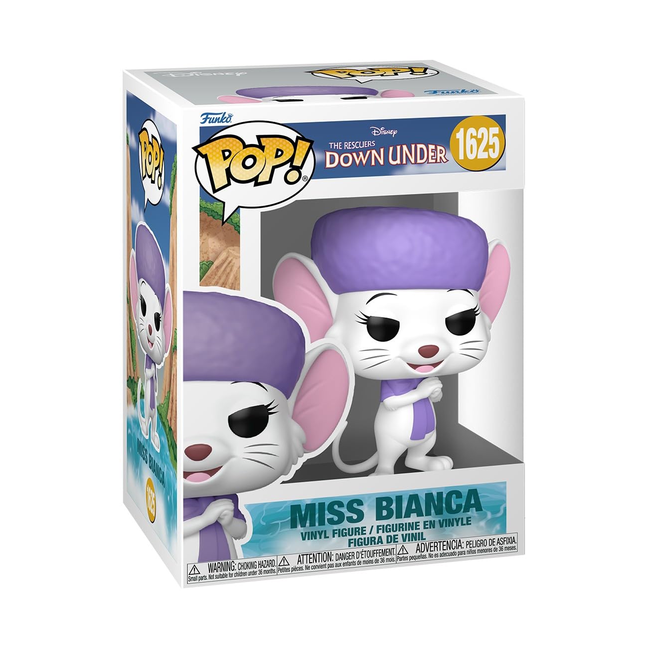 Funko Pop! Disney: Rescuers Down Under - Miss Bianca - Vinyl-Sammelfigur - Geschenkidee - Offizielle Handelswaren - Spielzeug Für Kinder und Erwachsene - Movies Fans