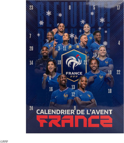 CINEREPLICAS FFF – Adventskalender der französischen Fußballnationalmannschaft 2025 – offizielles Lizenzprodukt