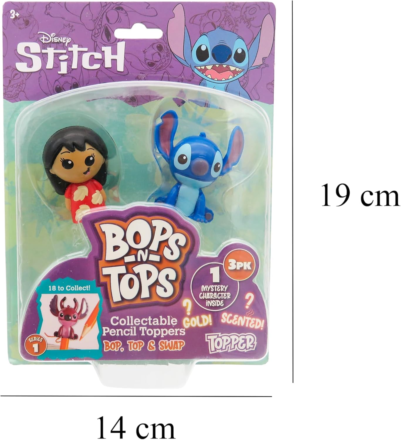 CyP Brands Stitch Topper, Pencil Topper, Writing Surprise, 3D Topper, Multi-Colour, Official Product