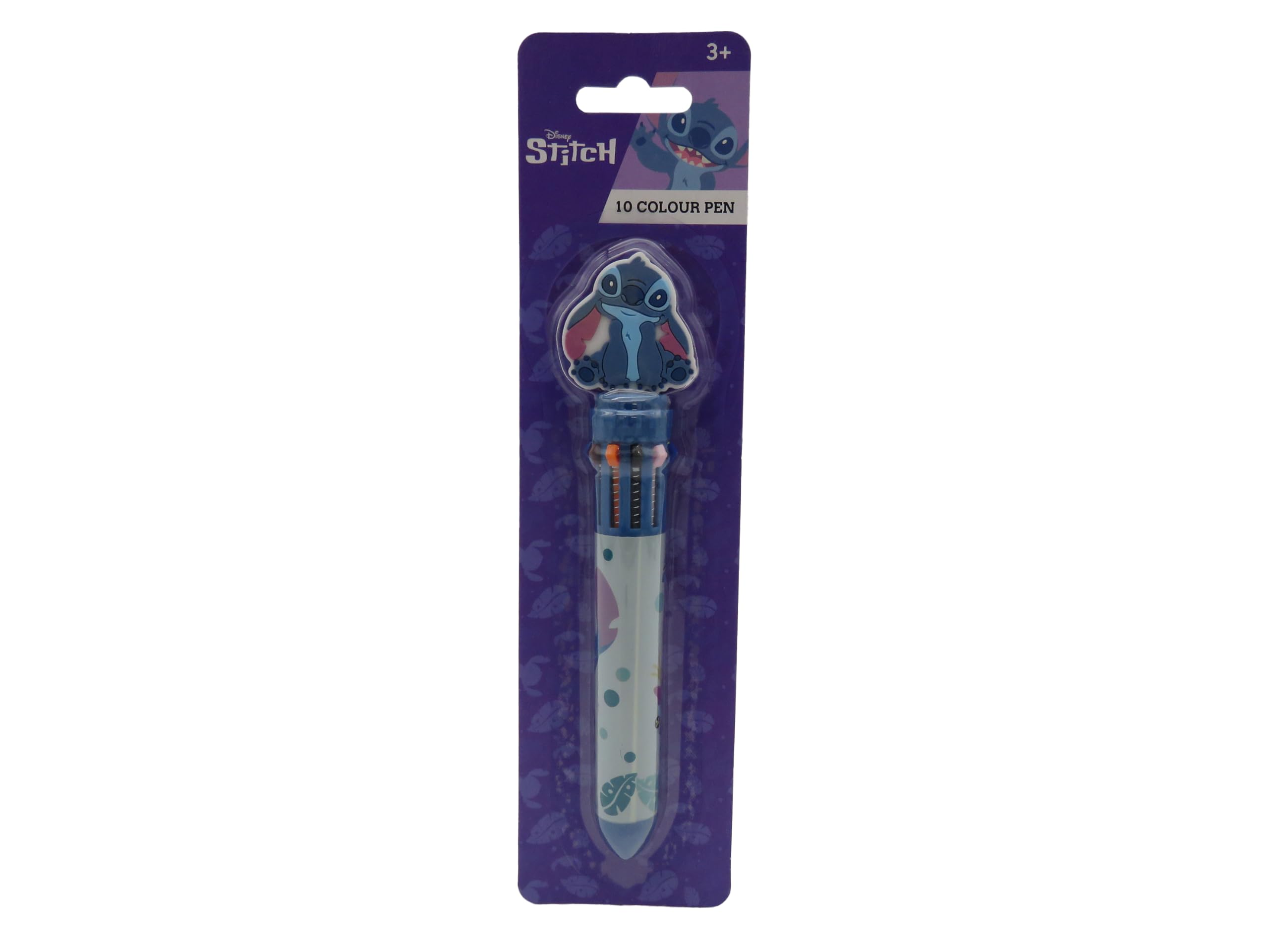 CyP Brands Stitch, Ballpoint Pen 10 Colours, Writing, School Supplies, Multicoloured, Official Product