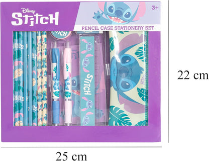 Lilo & Stitch Pencil Case Stationery Set 14 Pieces