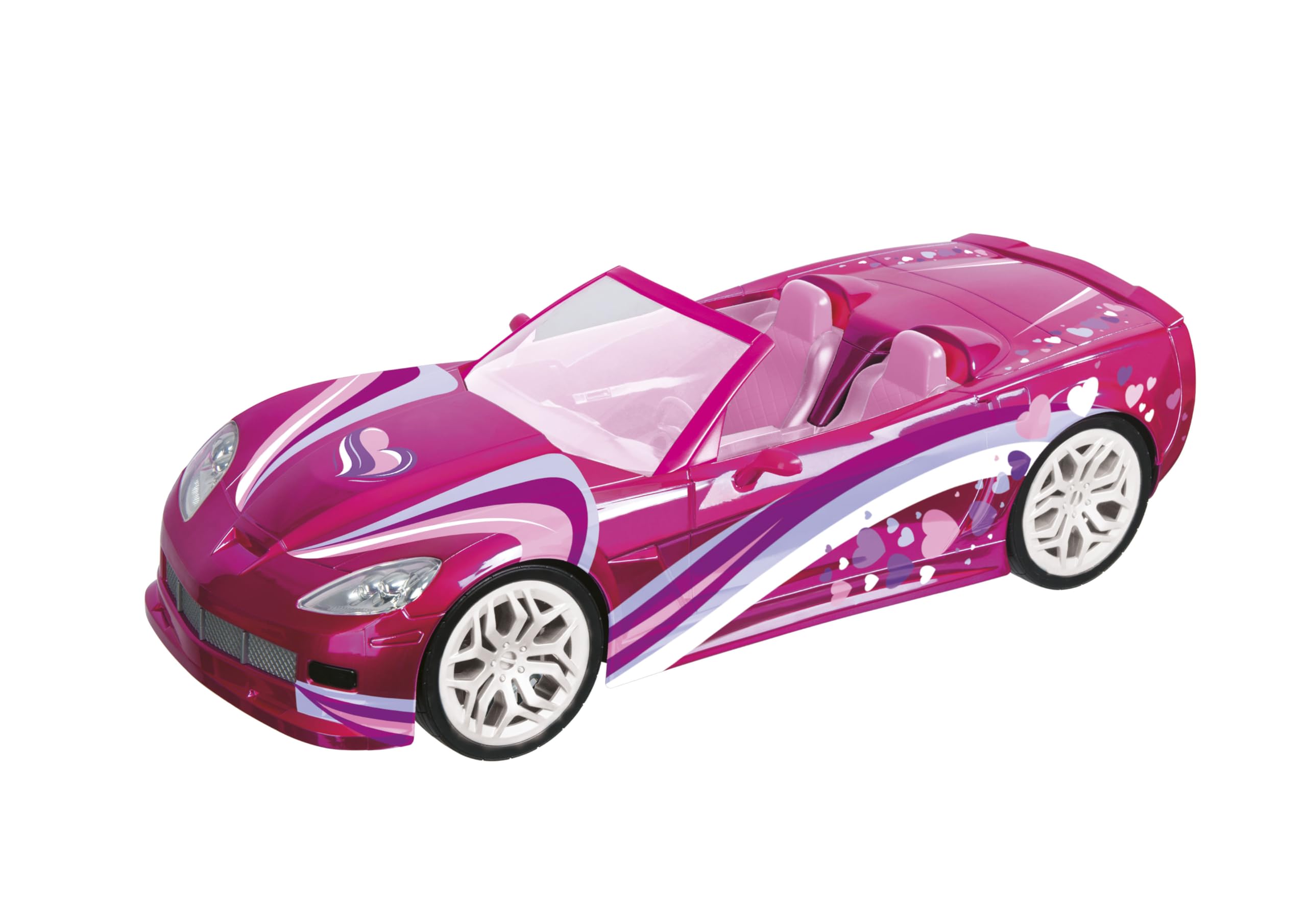 MONDO Motors Chic Car model, schaal 1:10, 2-zits voor 2 poppen, speelgoedauto voor kinderen 63818