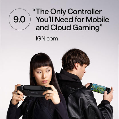 BACKBONE Pro Mobile Gaming Controller for iPhone 15/16/17 & Android – USB-C or Bluetooth Phone Controller, Hall Effect Triggers, Stream Xbox, Play Call of Duty, PlayStation (Remote Play) & More