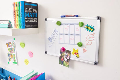 edding 360 whiteboard marker set - multi-coloured - 4 whiteboard pens - round nib 1.5-3 mm - whiteboard pen dry wipe - for whiteboards, flipcharts, magnetic, memo boards - sketchnotes - refillable