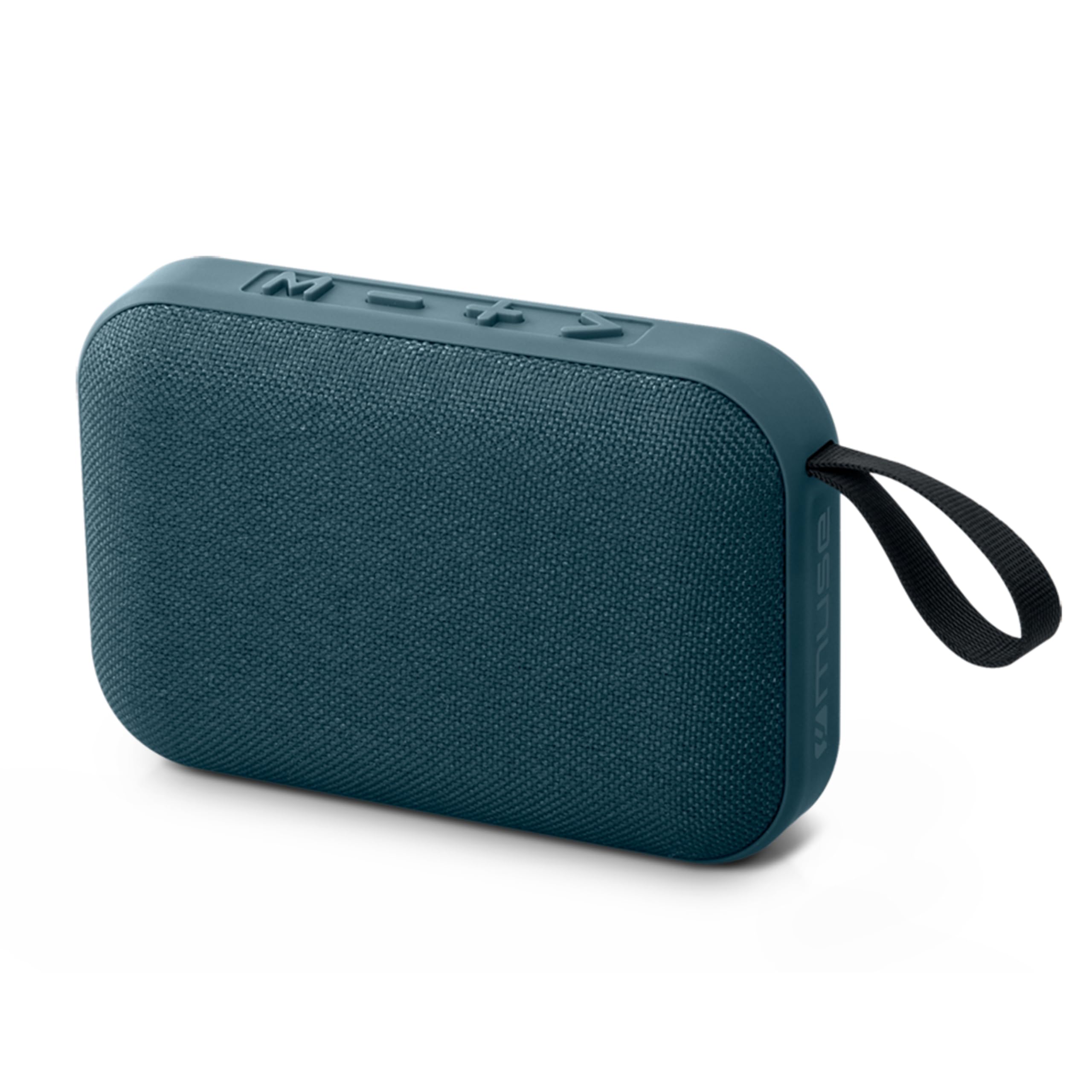 Muse: Compact Portable Bluetooth Speaker With Fabric Cover  Black
