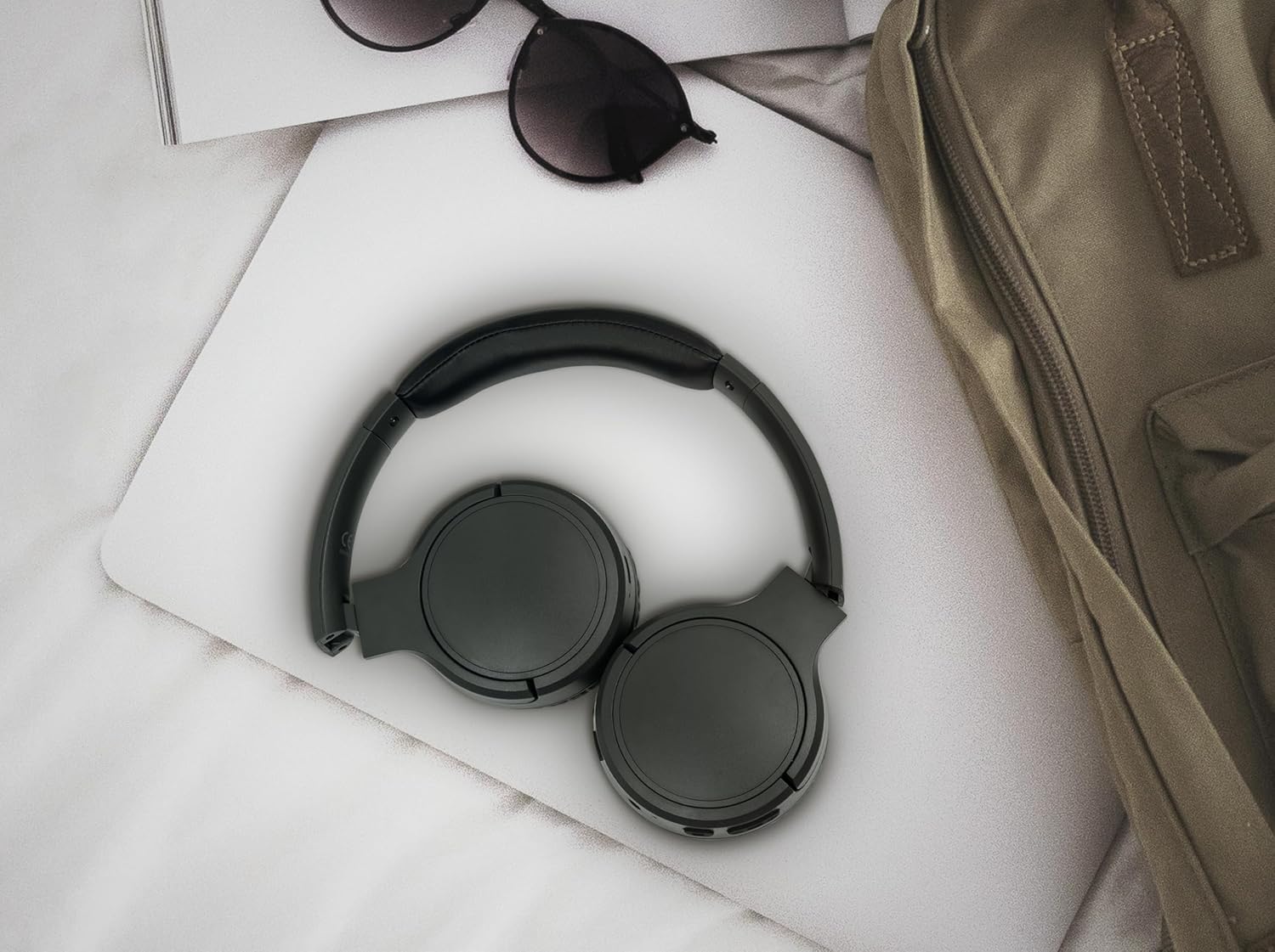MUSE Cuffie Bluetooth Over-Ear M-272 BT con microfono, lunga durata della batteria, vivavoce, nero