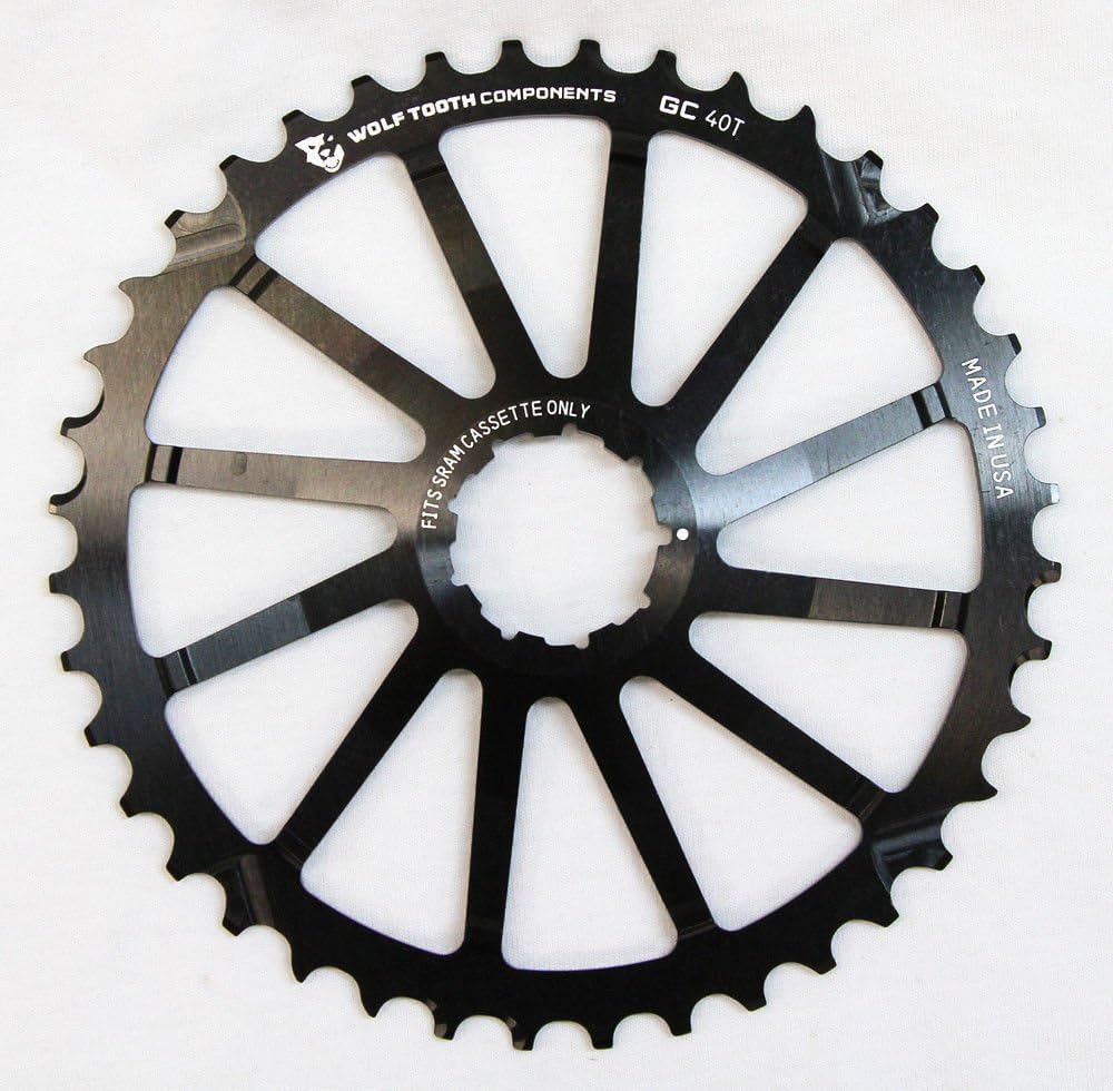 Wolf Tooth Cogs for SRAM 10 Speed Black 40T