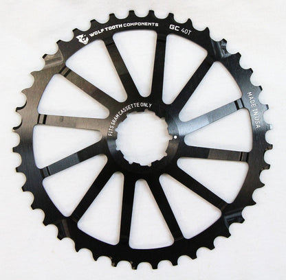Wolf Tooth Cogs for SRAM 10 Speed Black 40T