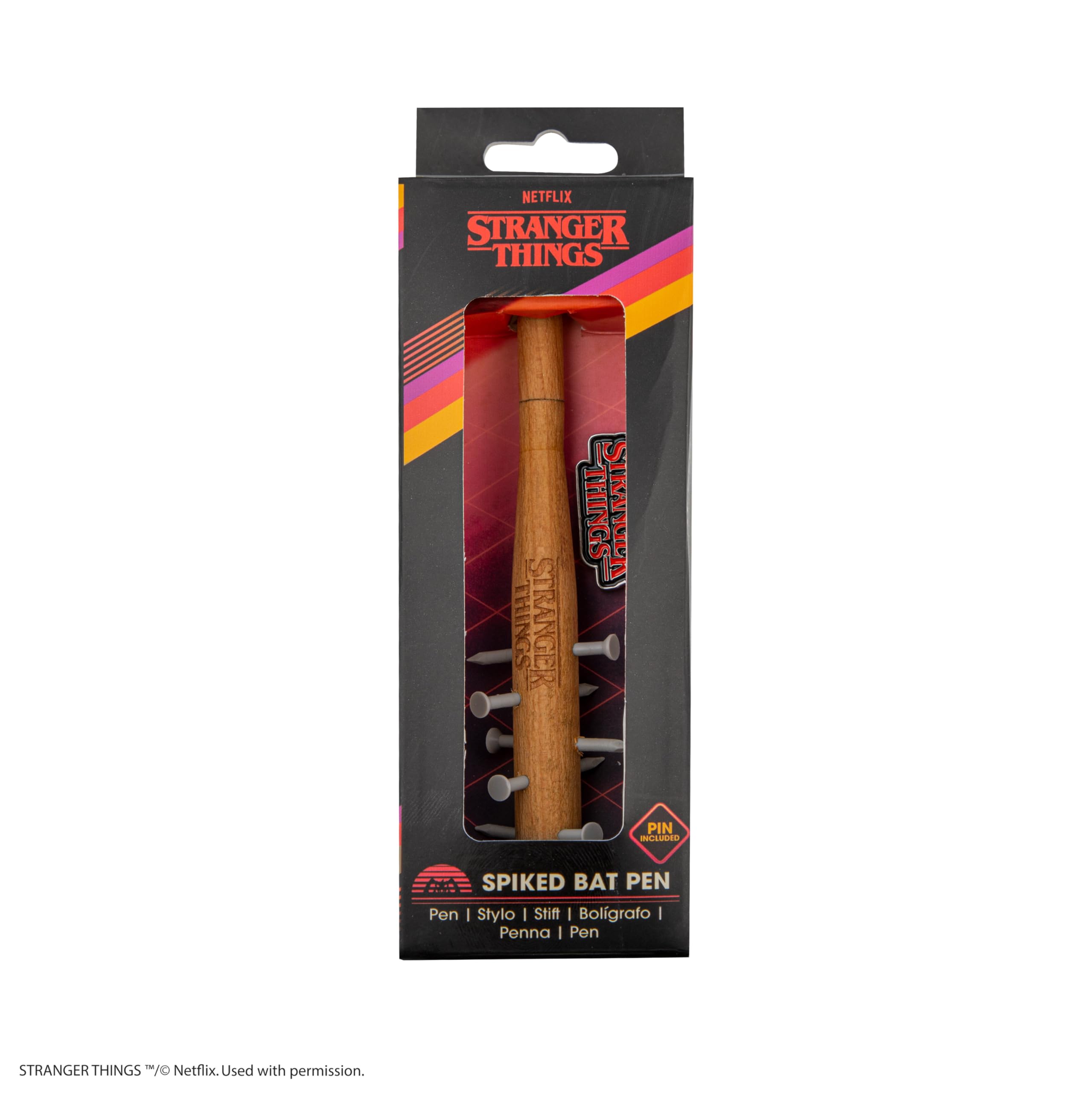 Cinereplicas Stranger Things - Spiked Bat Pen - 13cm - Official License