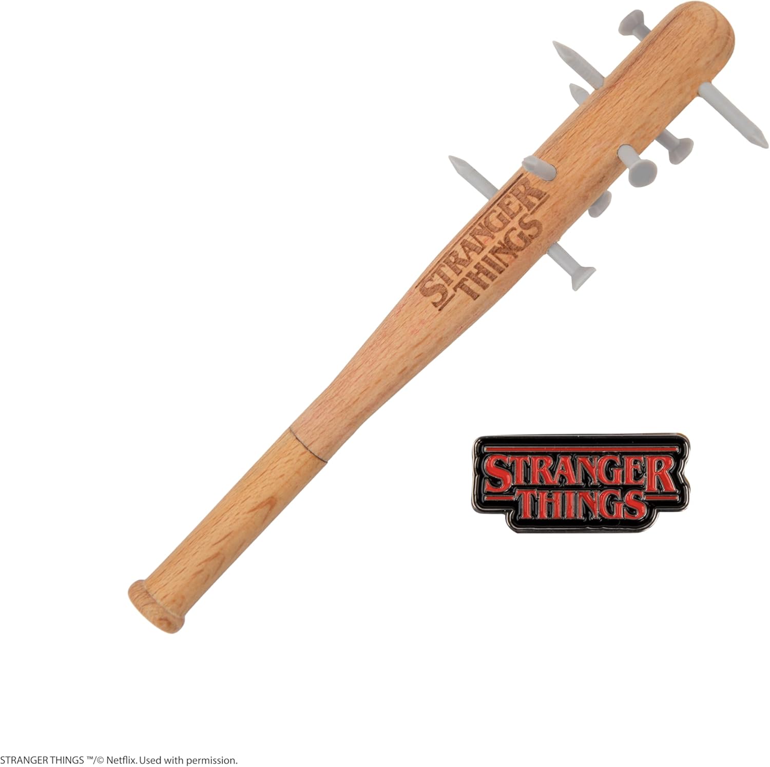 Cinereplicas Stranger Things - Spiked Bat Pen - 13cm - Official License