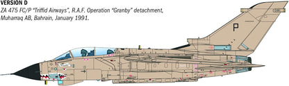 Italeri 2521 Tornado GR.1 Desert Storm RAF 1:32 Model Kit