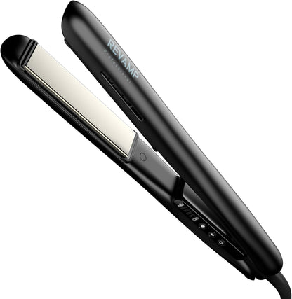 Revamp Progloss Ion Shine Ceramic Hair Straightener - Black St-1850