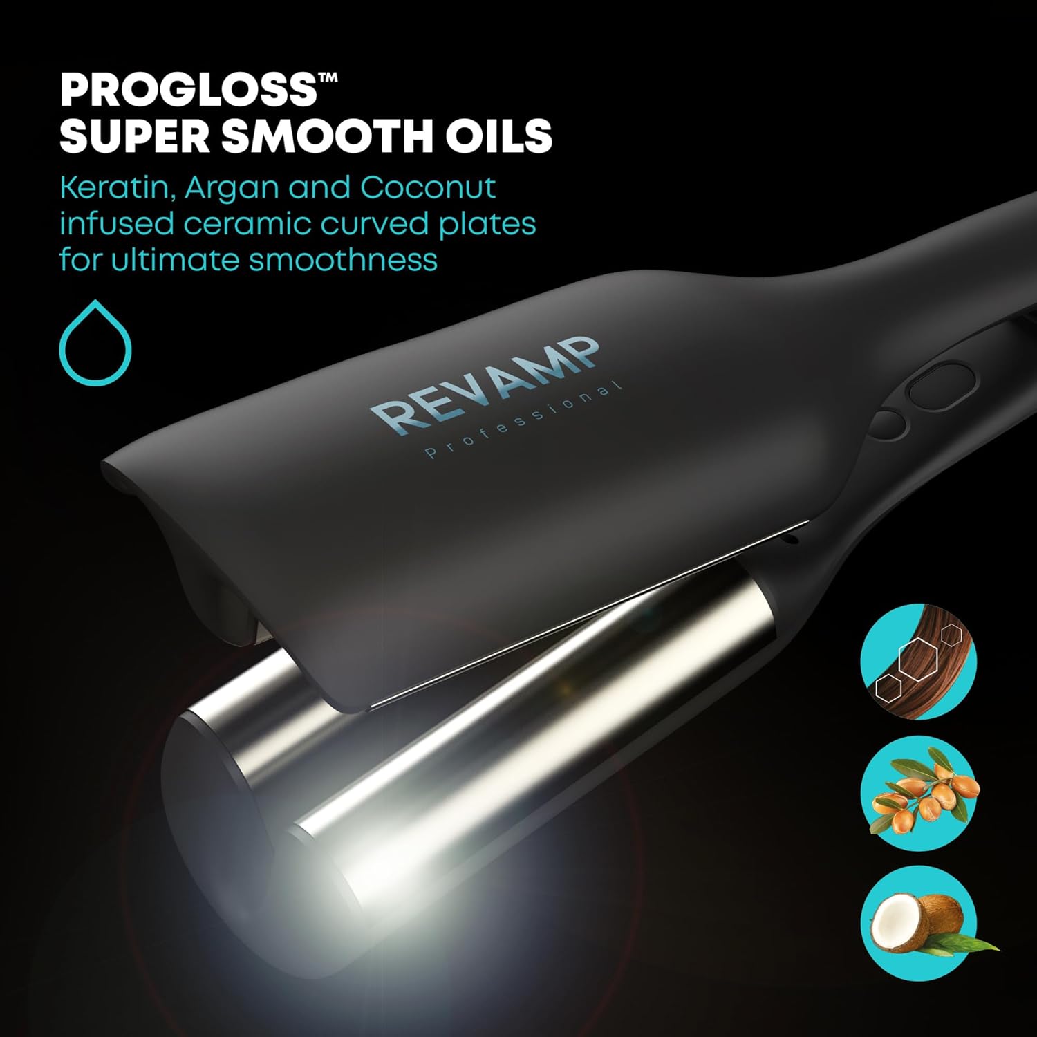 Revamp Progloss 2-In-1 Beach & Volume Waver Wv-3000