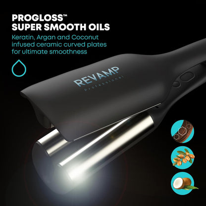 Revamp Progloss 2-In-1 Beach & Volume Waver Wv-3000