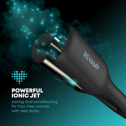 Revamp Progloss 2-In-1 Beach & Volume Waver Wv-3000