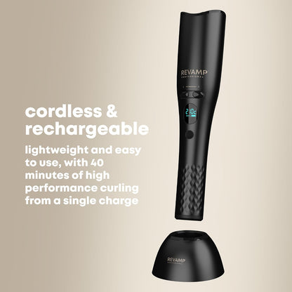 Revamp Igen Progloss Cordless Hollywood Curl Automatic Rotating Curler - Cl-2750