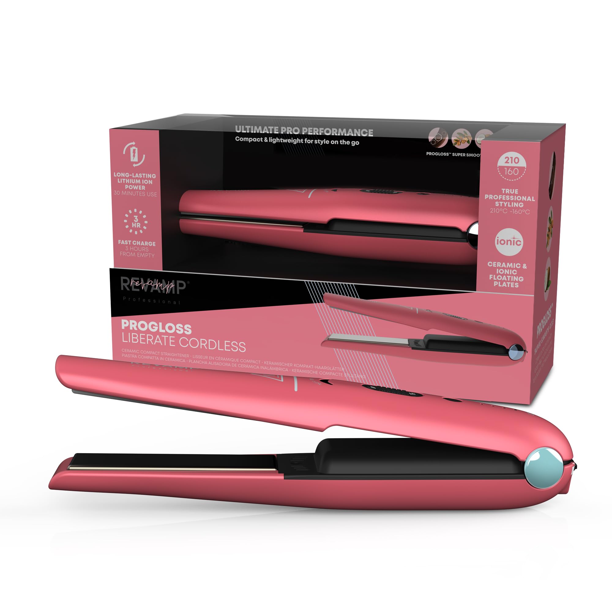 Revamp Progloss Liberate Cordless Compact St-1700 Pink