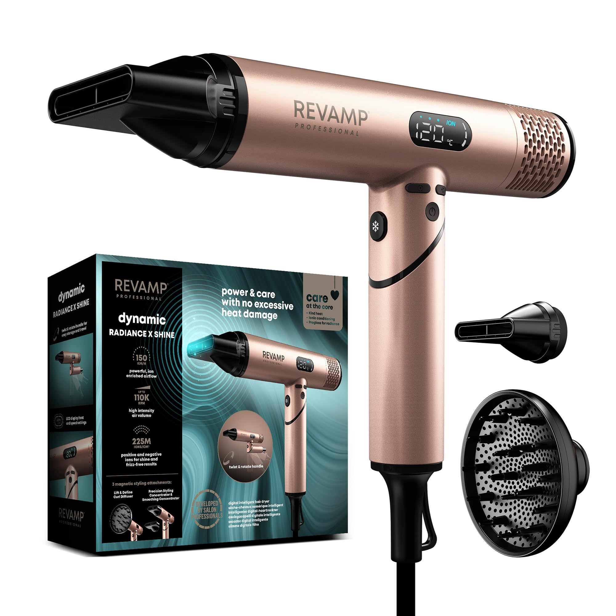 Revamp Dynamic Radiance X Shine Hair Dryer Dr-6400Gd