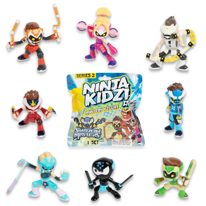 Ninja Kidz Shadow Masters Mystery Figures Series 2, Mystery Surprise Unboxing, Official Merch