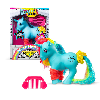 Basic Fun My Little Pony Totally Rad – Moonstone – Sammlerpony mit funkelndem Design und einzigartigen Details