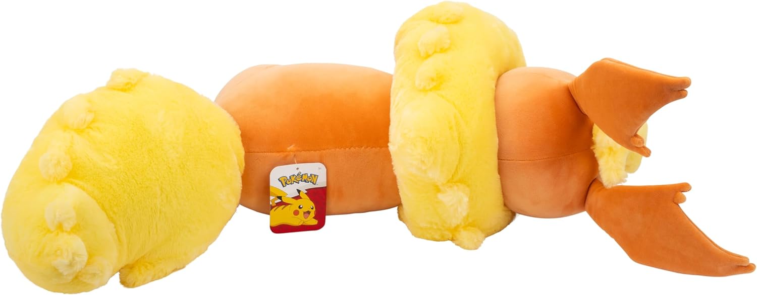 Pokémon Sleeping Plush 45 cm Flareon - Orange/Yellow - Official Pokemon Stuffed Colectible Toy for Children 2+