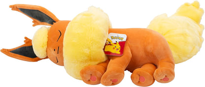 Pokémon Sleeping Plush 45 cm Flareon - Orange/Yellow - Official Pokemon Stuffed Colectible Toy for Children 2+