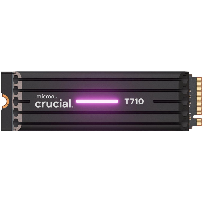 Crucial T710 with Heatsink 1TB PCIe Gen5 NVMe M.2 2280 SSD
