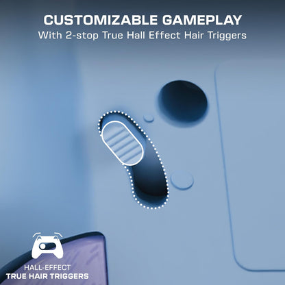 Turtle Beach Rematch Advanced Cotton Candy bedrade gamingcontroller Gelicentieerd voor Xbox Series X|S, Xbox One en Windows PC met Glow-in-the-dark, herinstelbare knoppen en hairtriggers.