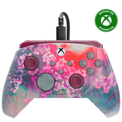 Turtle Beach Rematch Advanced Kyoto Bloom bekabelde gamingcontroller Gelicentieerd voor Xbox Series X|S, Xbox One en Windows-PC met Lenticulair, meervoudig design, toewijsbare knoppen en hairtriggers