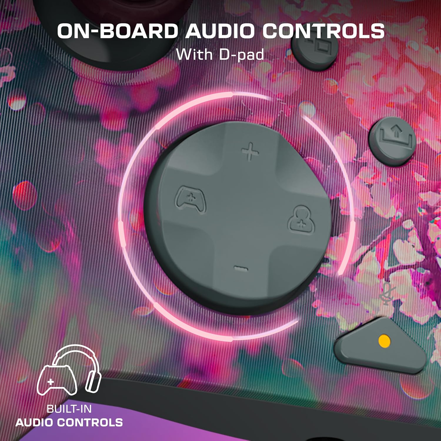 Turtle Beach Rematch Advanced Kyoto Bloom bekabelde gamingcontroller Gelicentieerd voor Xbox Series X|S, Xbox One en Windows-PC met Lenticulair, meervoudig design, toewijsbare knoppen en hairtriggers