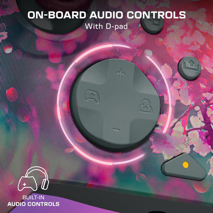 Turtle Beach Rematch Advanced Kyoto Bloom bekabelde gamingcontroller Gelicentieerd voor Xbox Series X|S, Xbox One en Windows-PC met Lenticulair, meervoudig design, toewijsbare knoppen en hairtriggers