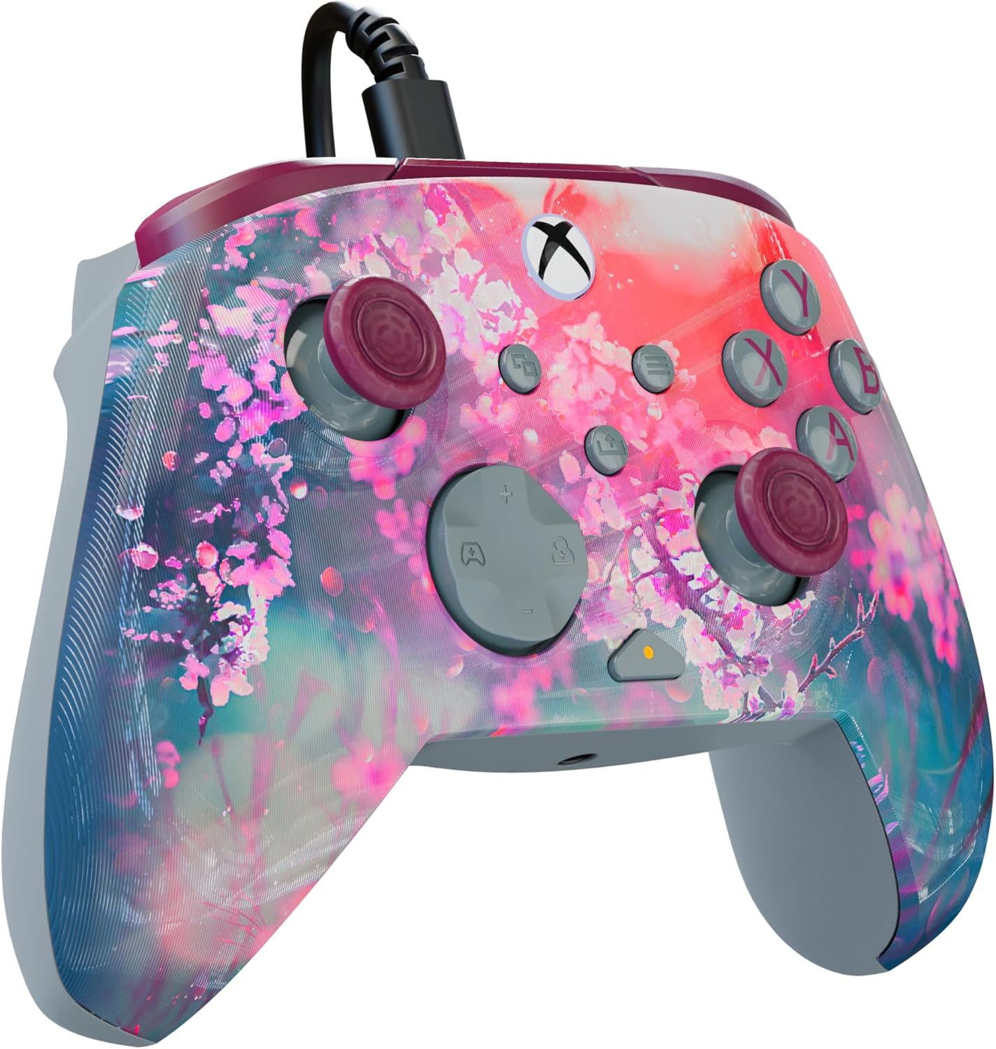 Turtle Beach Rematch Advanced Kyoto Bloom bekabelde gamingcontroller Gelicentieerd voor Xbox Series X|S, Xbox One en Windows-PC met Lenticulair, meervoudig design, toewijsbare knoppen en hairtriggers