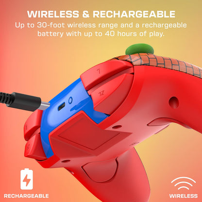 Turtle Beach Rematch Wireless Controller: Mario Bricks Reveal – Officially Licensed by Nintendo. Also works with Nintendo Switch 2 (C Button is not on this controller