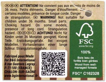 JoJo van hout – ca. 5 cm diameter, 3, FSC-gecertificeerd