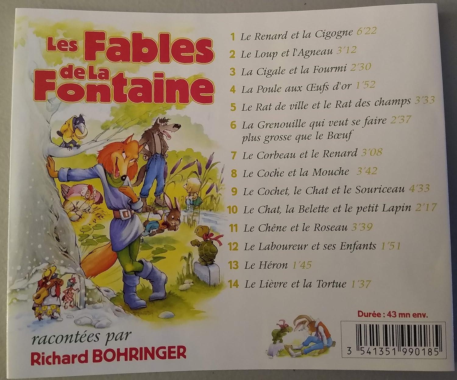 Richard Borhinger - Les Fables De La Fontaine