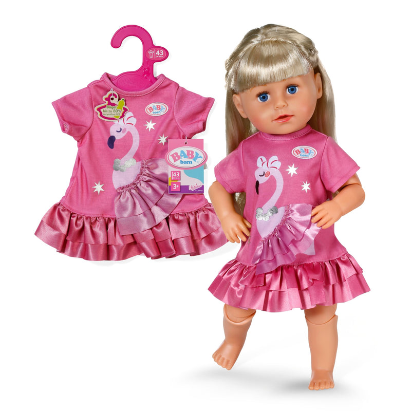 Baby Born - Dress With Flamingo 43 Cm