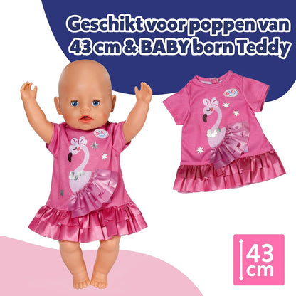 Baby Born - Dress With Flamingo 43 Cm