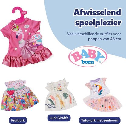 Baby Born - Dress With Flamingo 43 Cm