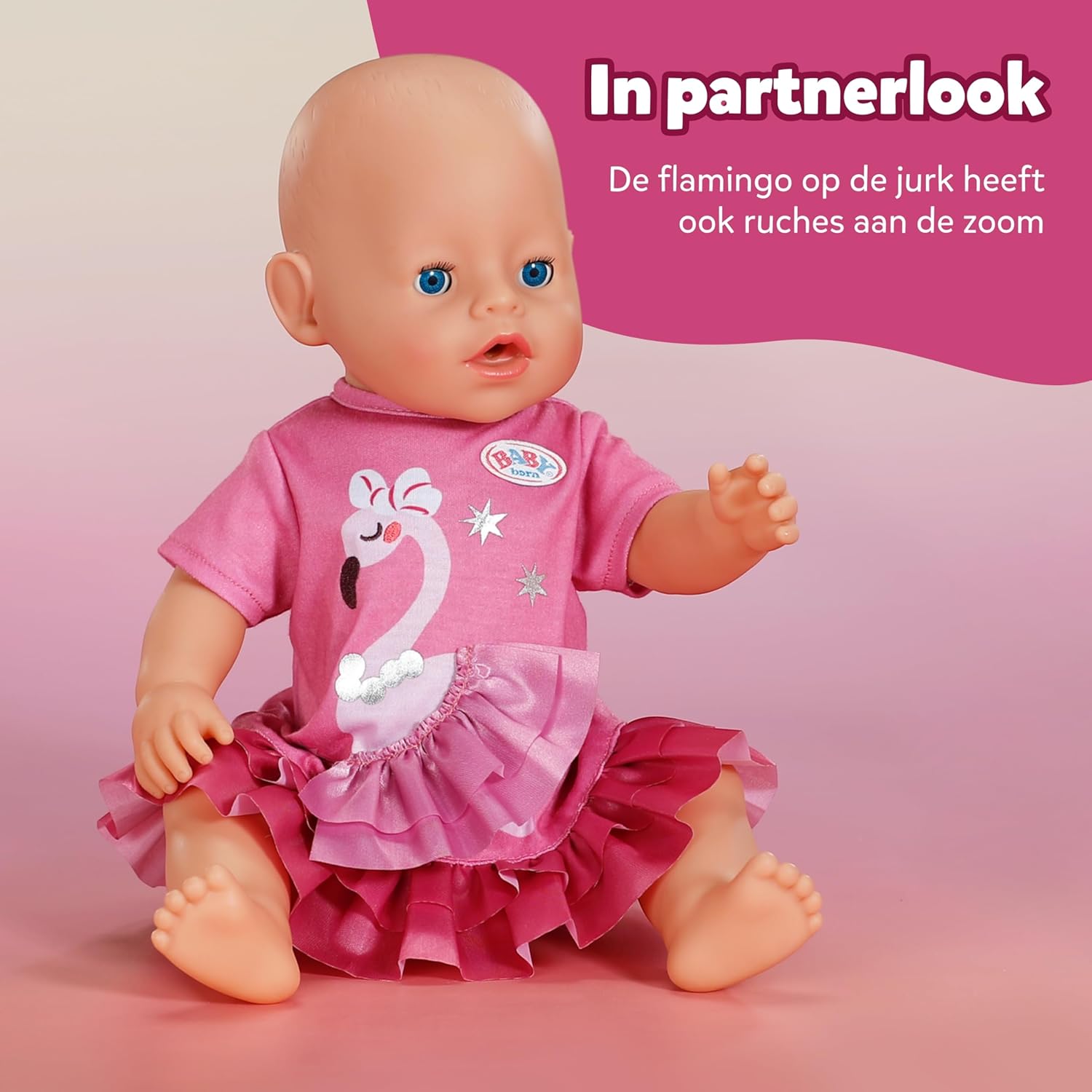 Baby Born - Dress With Flamingo 43 Cm