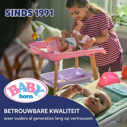 BABY born Kittenonesie, romperpak met lange mouwen met tuinbroek incl. muts, 839430 Zapf Creation