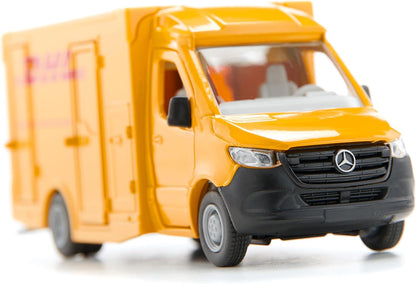 siku 1920, Mercedes-Benz Sprinter DHL Pakketservice, 1:50, Metaal/Kunststof, Geel, Speelgoedauto, Deuren die open kunnen, Afneembaar Dak