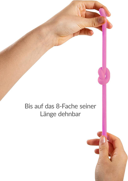 Regenboog Stretch Touwen Fidget 6st.