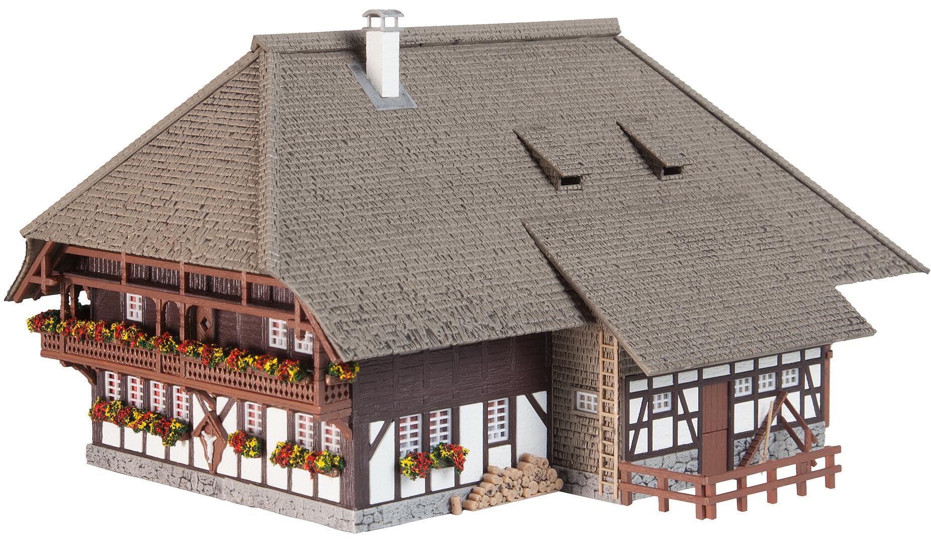 Faller Schwarzwaldhof Model Kit H0 Multicoloured Plastic Assembly Required from 14 Years