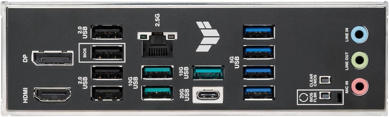 ASUS TUF Gaming B850M-PLUS II Motherboard Socket AMD AM5 (AMD B850, mATX, DDR5 Memory, 1x PCIe 5.0 M.2, 2x PCIe 4.0 M.2, Aura Sync