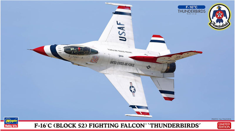 Hasegawa 602495-1/72 F-16C (Block 52) Fighting Falcon Thunderbirds - schaal 1:72